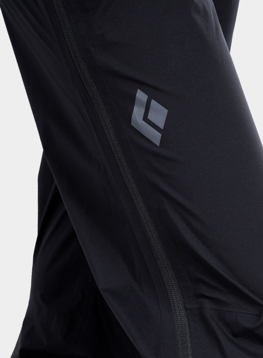 Брюки женские Black Diamond Stormline Stretch Full Zip Rain Pants, L - Black