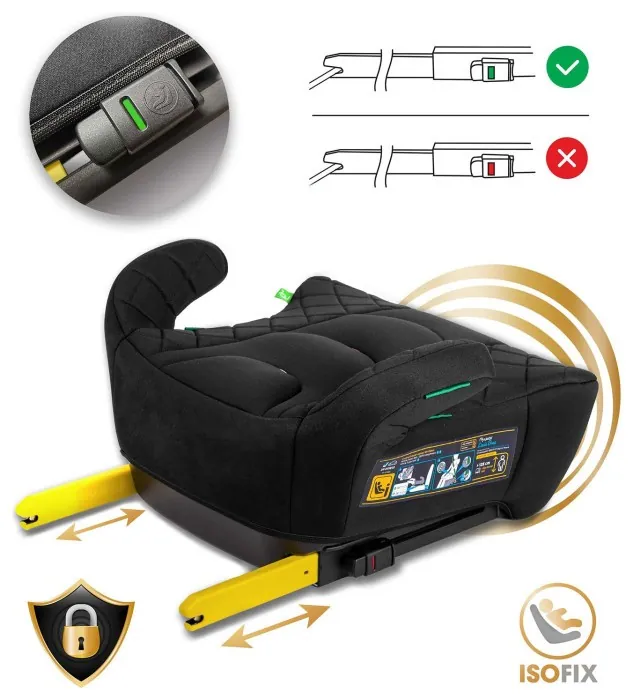 Бустер Nukido Louis ISOFIX 710200 125-150 см, черный