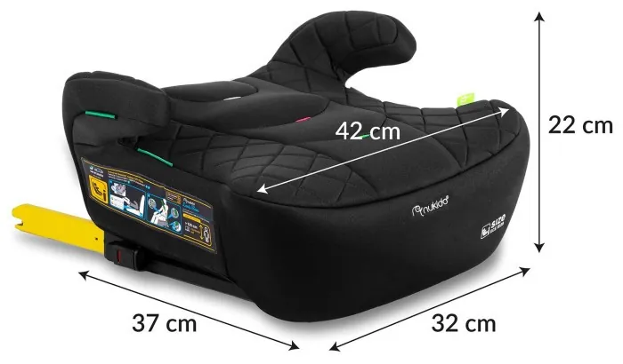 Бустер Nukido Louis ISOFIX 710200 125-150 см, черный