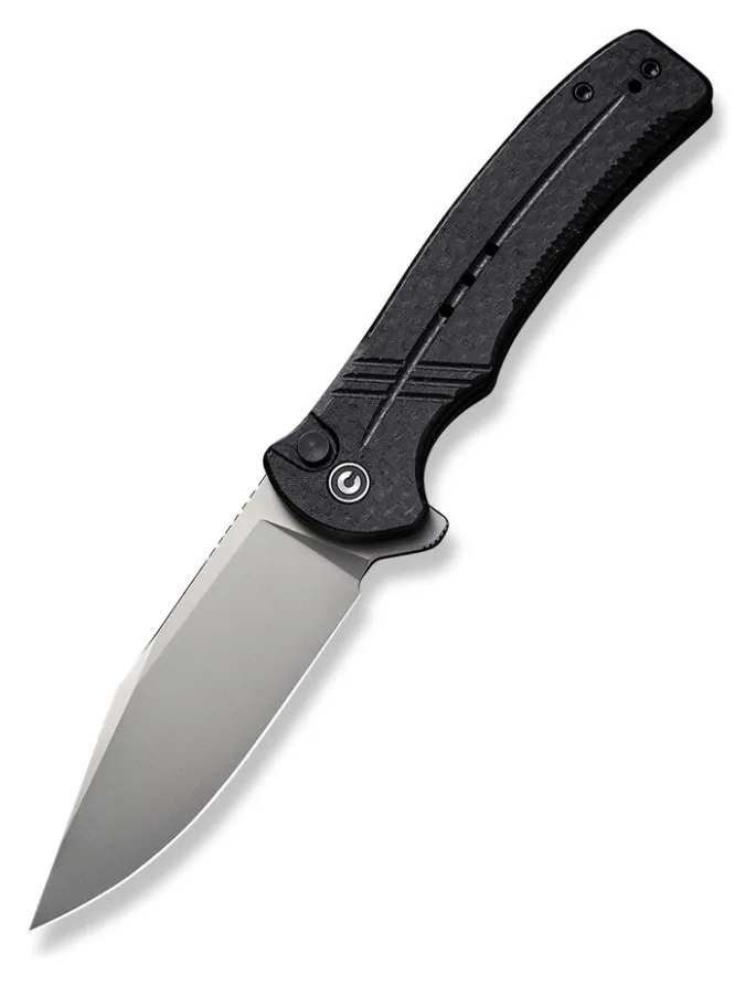 Ніж складаний туристичний Civivi Cogent, (8.8 см) 14C28N / Micarta чорний (FNR_C20038D-7)