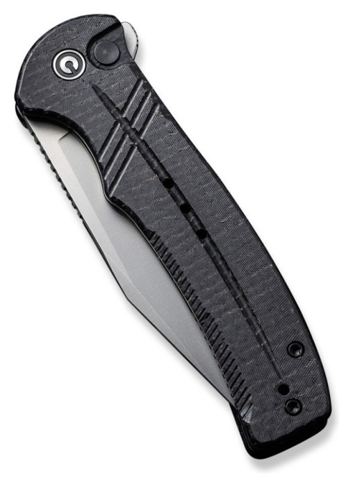 Нож складной туристический Civivi Cogent, (8.8 см) 14C28N / Micarta черный