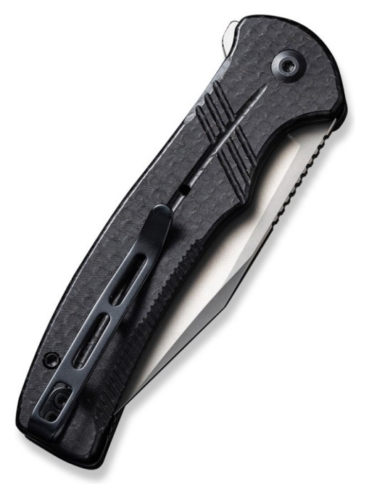 Нож складной туристический Civivi Cogent, (8.8 см) 14C28N / Micarta черный