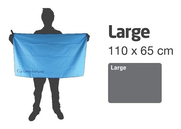 Полотенце Lifeventure Micro Fibre Comfort aqua L