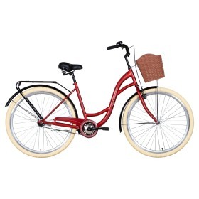Велосипед 28&quot; Dorozhnik AQUAMARINE 2022 (бордовый)