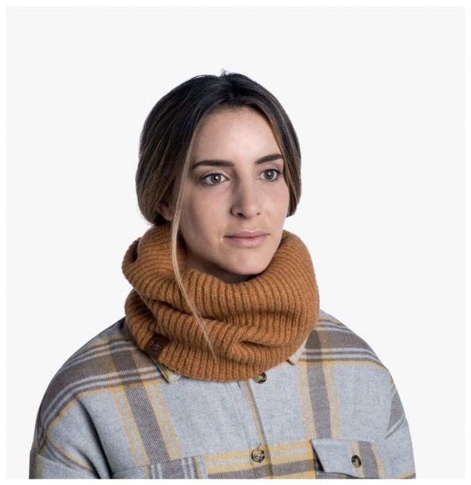 Шарф-труба Buff Knitted & Fleece Neckwarmer Marin, Nut