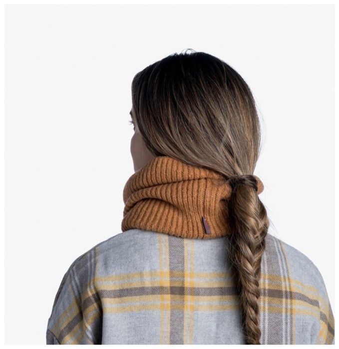 Шарф-труба Buff Knitted & Fleece Neckwarmer Marin, Nut