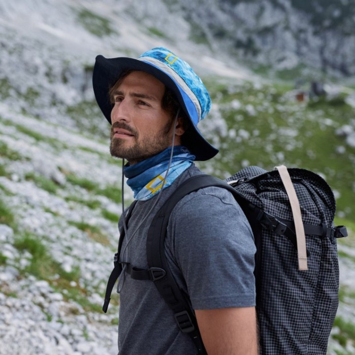 Шарф-труба Buff National Geographic Coolnet UV+, Zankor Blue