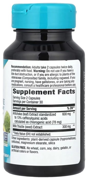 Artichoke Supports Digestion - 60 vcaps