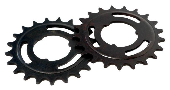 Звезда тормозной втулки Сталь 21Т черный для велосипеда.