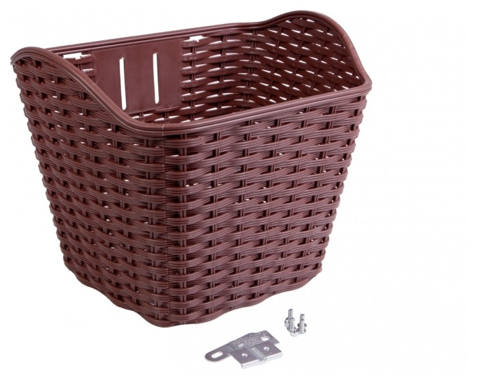 Кошик без стійки 26-28" Pl H340*W260*D270 коричневий TEN 019  без кронштейна, укр, укр