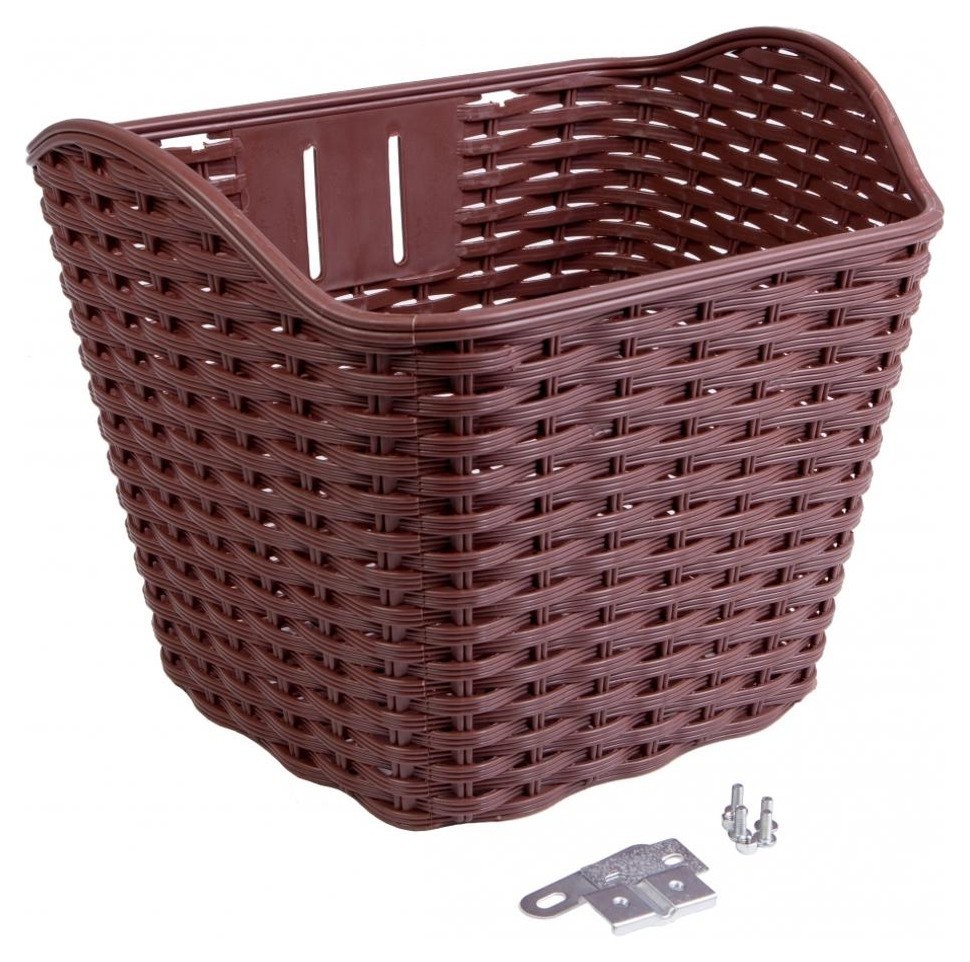 Кошик без стійки 26-28" Pl H340*W260*D270 коричневий TEN 019  без кронштейна