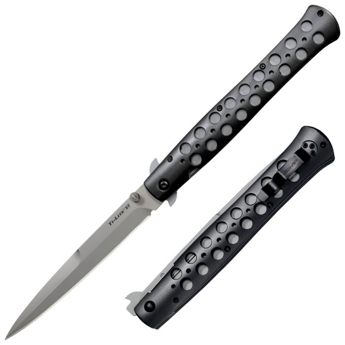 Ніж складаний Cold Steel 6" TI-Lite, Aluminium Handle, S35VN (2018), Black