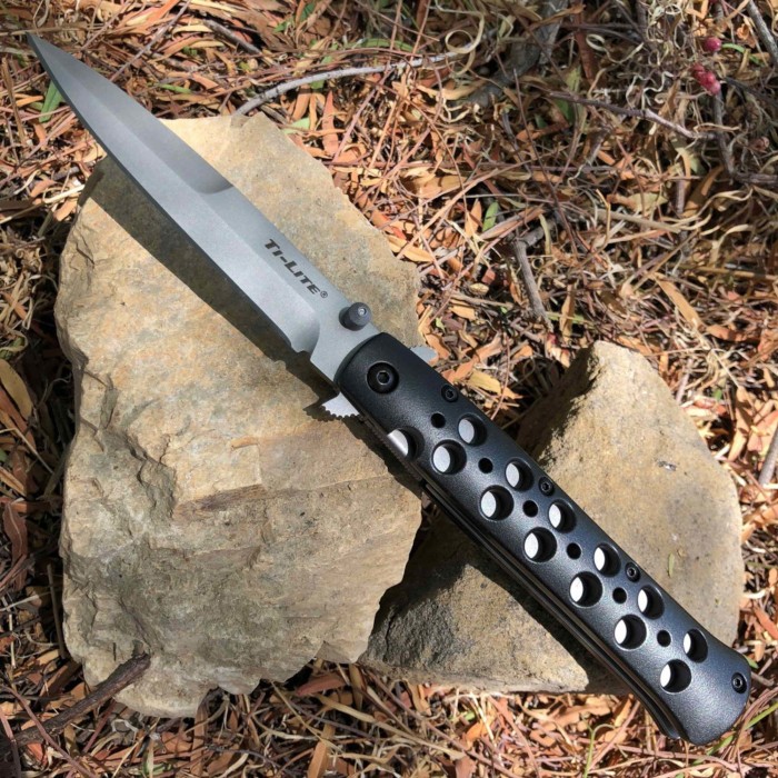 Ніж складаний Cold Steel 6" TI-Lite, Aluminium Handle, S35VN (2018), Black