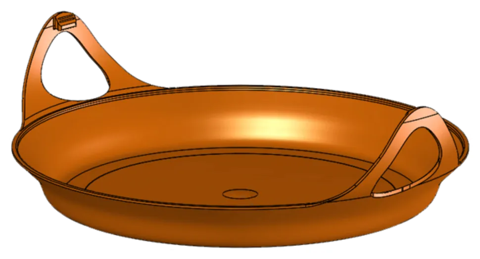 Захист для сковороди Frypan на радіатор Jetboil Bottom Cover Orange (SHM_JB С40050)