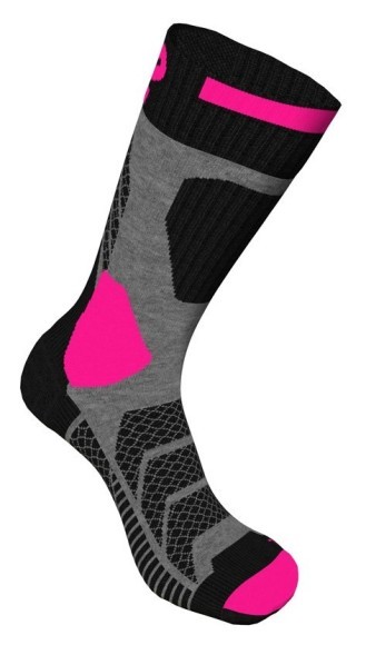 Носки для туризму жіночі K2 ICE SKATING 39-42 Antra/neon fuxia (12711), укр