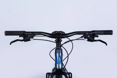 Велосипед уцененный AL 27.5" SPACE MERCURY DD FR рама-17" серо-синий 2026