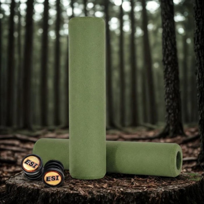 Грипсы ESI Racer's Edge Forest Green