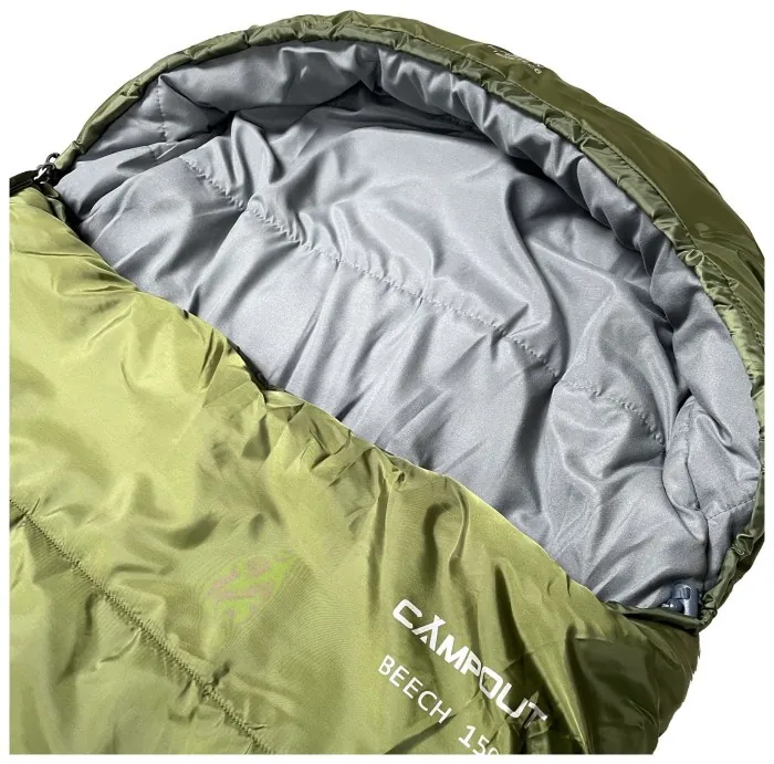 Спальний мішок Campout Beech (4/-1°C), 150 см - Right Zip, Khaki