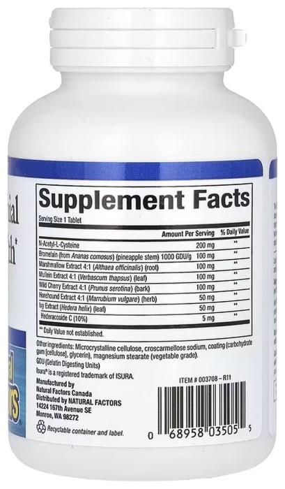 Lung Bronchial & Sinus Health - 90 tabs