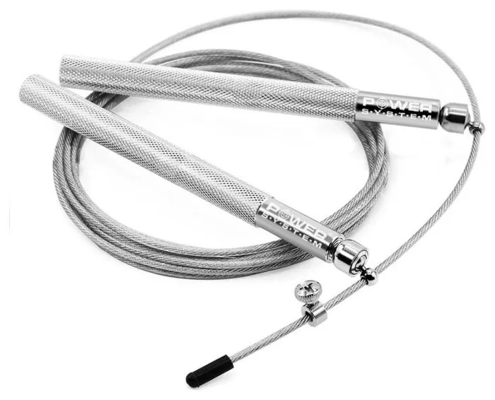 Скакалка швидкісна Power System PS-4064 Ultra Jump Rope Silver (2,75 m.)