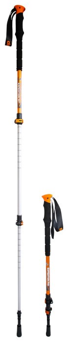 Трекинговые палки Tramp Expedition 140 Alu 7075 черные (пара) UTRR-001