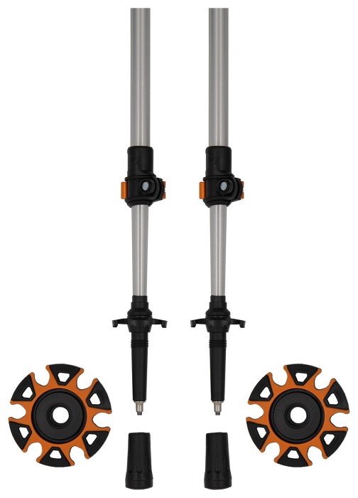 Трекинговые палки Tramp Expedition 140 Alu 7075 черные (пара) UTRR-001