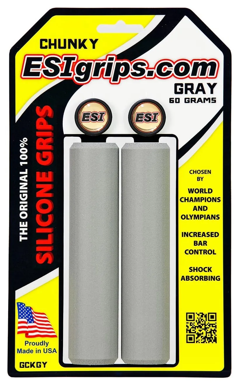 Гріпси ESI Chunky Gray (сірі) (OBOD_GCKGY)