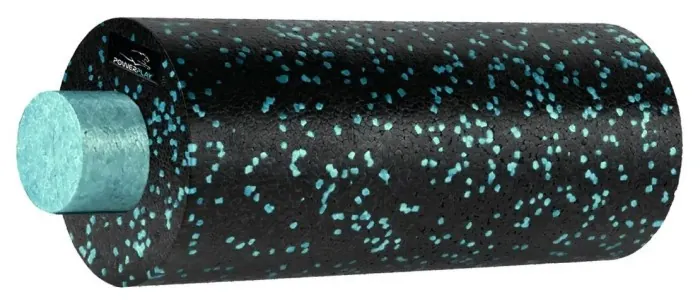 Массажний набір PowerPlay PP_4015 EPP Foam Roller Set 4in1 (2-а ролі + 2-а м'ячі) Чорно-бірюзовий