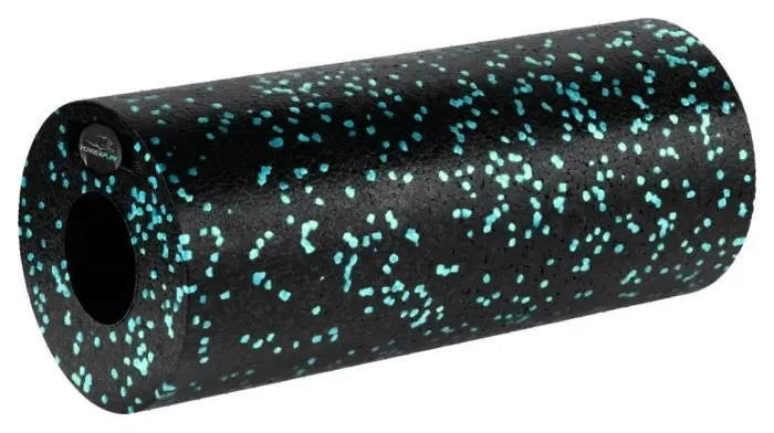 Массажний набір PowerPlay PP_4015 EPP Foam Roller Set 4in1 (2-а ролі + 2-а м'ячі) Чорно-бірюзовий