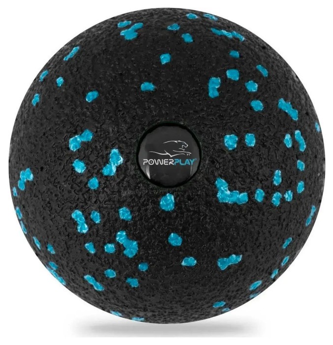 Массажний набір PowerPlay PP_4015 EPP Foam Roller Set 4in1 (2-а ролі + 2-а м'ячі) Чорно-бірюзовий
