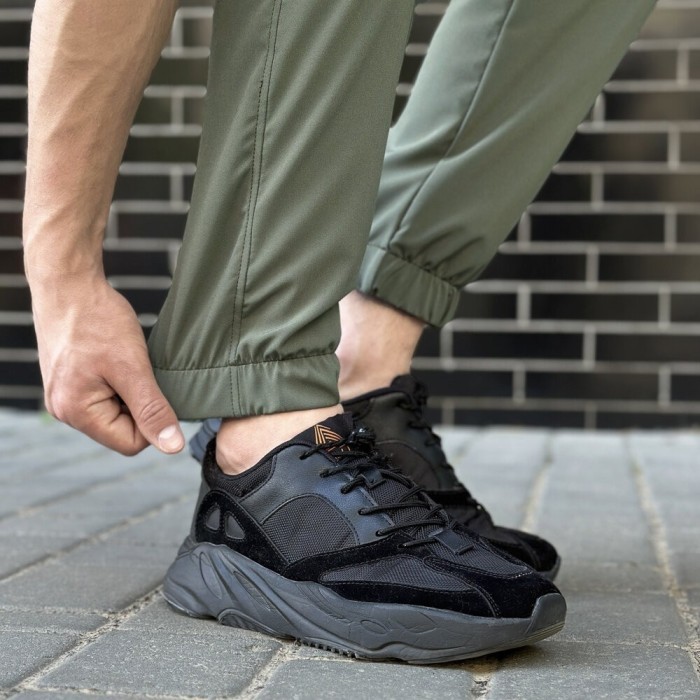 Чоловічі штани джогери з кишенями світлий хакі Pobedov Vershyna, укр, укр