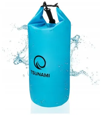 Гермомішок TSUNAMI Dry Pack 30 л водозахисний Sky Blue (P-5907739313270)