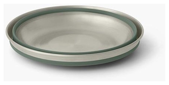 Миска складная Sea to Summit Detour Stainless Steel Collapsible Bowl, Laurel Wreath Green, M