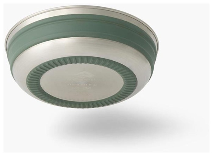 Миска складная Sea to Summit Detour Stainless Steel Collapsible Bowl, Laurel Wreath Green, M