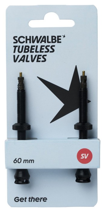 Вентиль Schwalbe для бескамерных ободов, 80mm (2 шт)