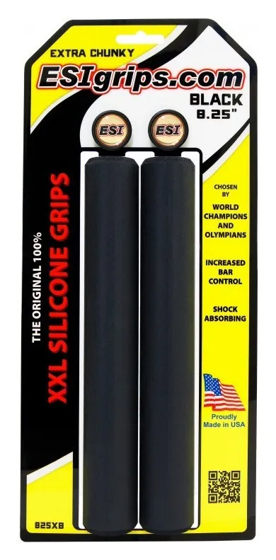 Гріпси ESI XXL 8.25" Extra Chunky (чорні) (OBOD_825XB)