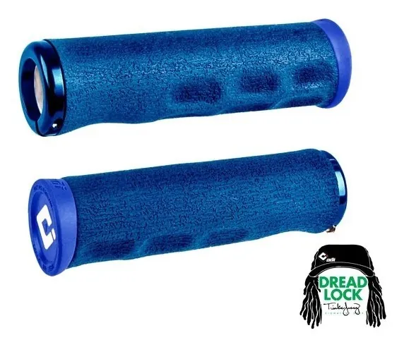 Грипси ODI Tinker Juarez Dread Lock Grip Blue w/Blue Clamp сині із синіми замками (OBOD_D36DLU-U)