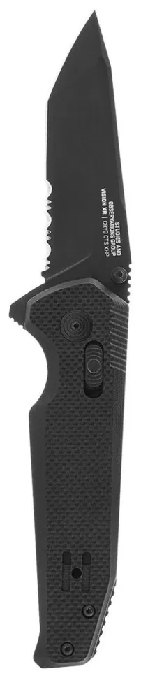 Розкладний ніж SOG Vision XR, Black / Partially Serrated (SHM_SOG 12-57-02-57)