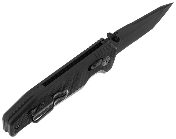 Розкладний ніж SOG Vision XR, Black / Partially Serrated