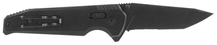 Розкладний ніж SOG Vision XR, Black / Partially Serrated