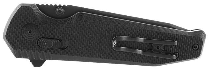 Розкладний ніж SOG Vision XR, Black / Partially Serrated
