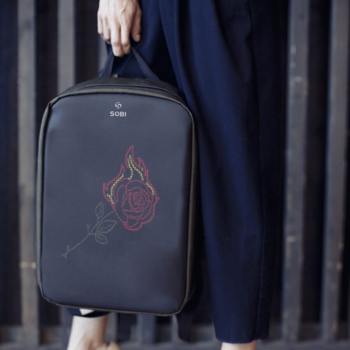 Рюкзак Sobi Pixel Max SB9703 Black с LED экраном