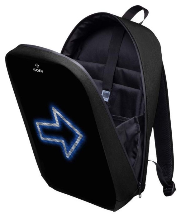 Рюкзак Sobi Pixel Max SB9703 Black с LED экраном