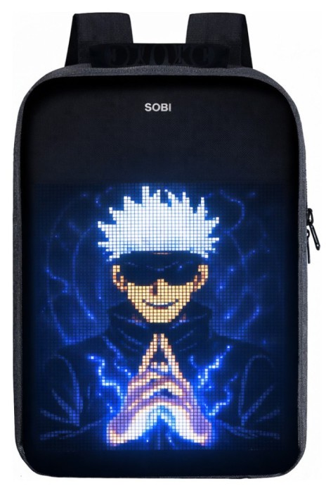 Рюкзак Sobi Pixel Max SB9703 Black із LED екраном, укр, укр