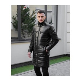 Куртка-пальто зимняя Pobedov Monopoly, черная