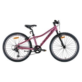 Велосипед 24&quot; Leon JUNIOR Vbr 2022 (розовый с черным (м)) 