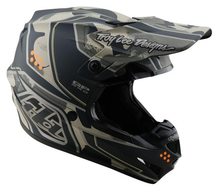 Мото шолом TLD GP PRO HELMET; TROOPER [BLACK / CAPER] XL