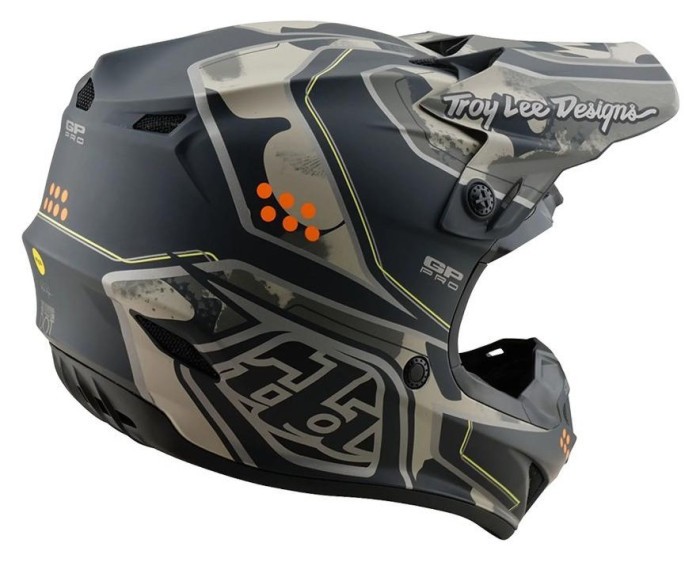 Мото шолом TLD GP PRO HELMET; TROOPER [BLACK / CAPER] XL