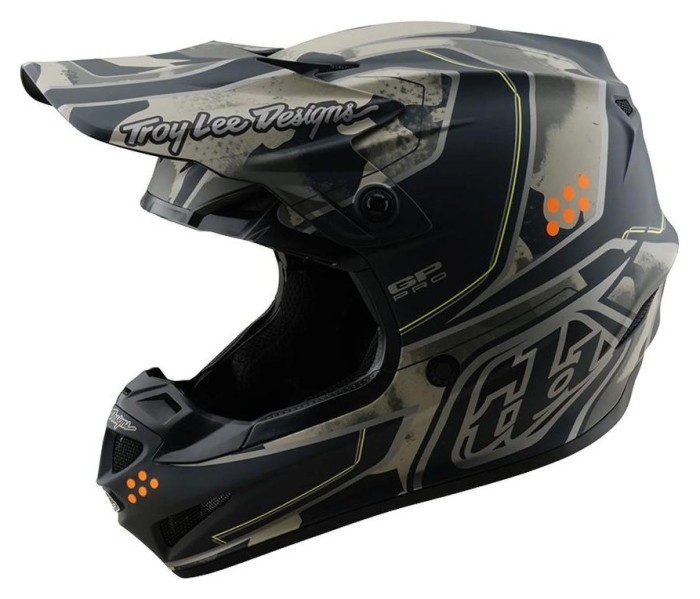 Мото шолом TLD GP PRO HELMET; TROOPER [BLACK / CAPER] XL
