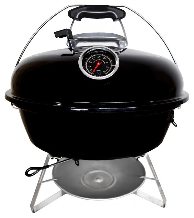 Угольный гриль Slow and Sear Travel Kettle 47 см + корзина Charcoal Basket TRA-KET-1